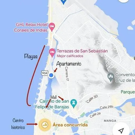 Acogedor Apartamento Vista Al Mar Cartagena